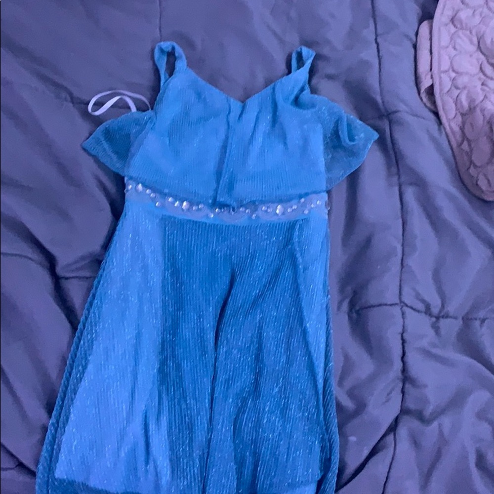 Girls blue dress